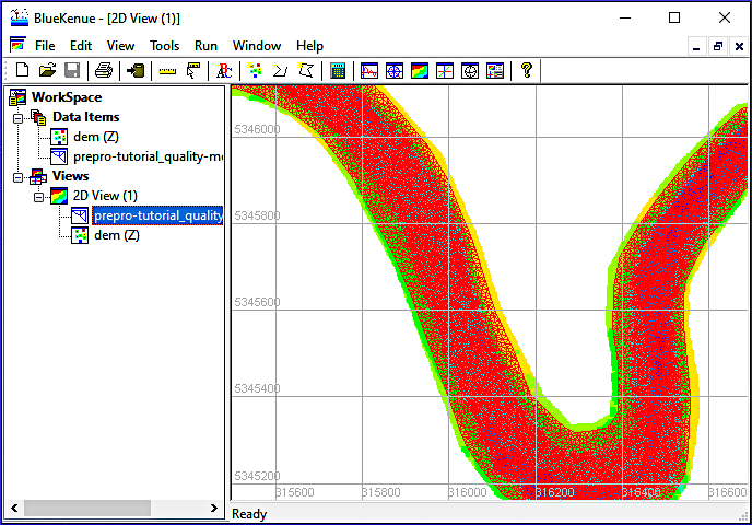 bluekenue import open 2dm t3s mesh drag