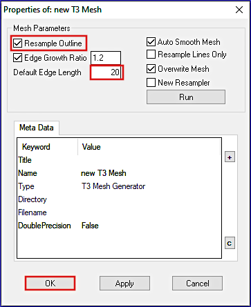 bluekenue create combined mesh generator