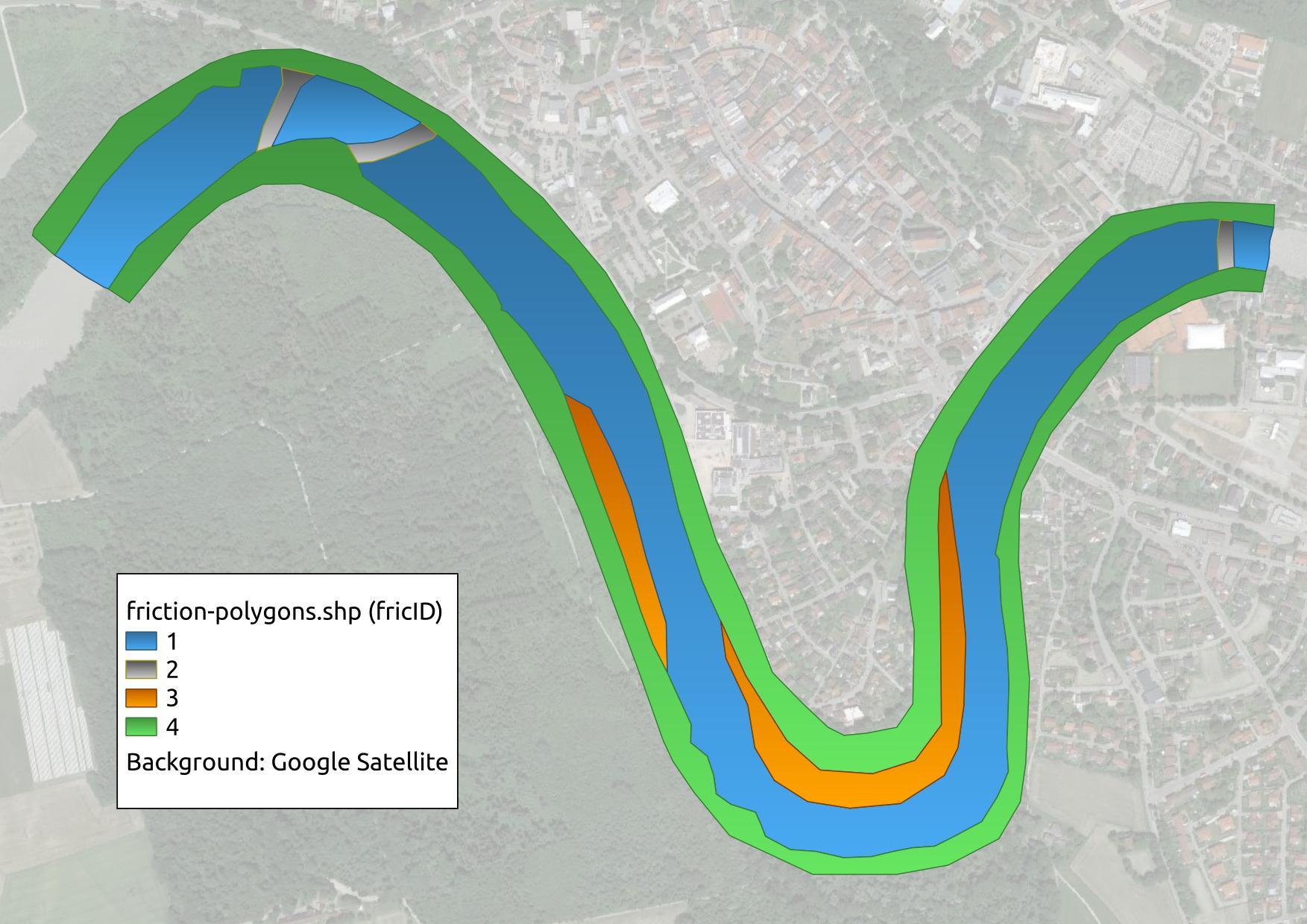 qgis telemac roughness zone polygons