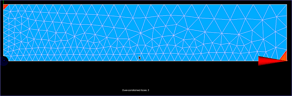 mesh over constrained constraint faces