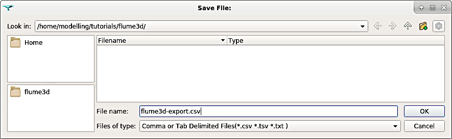 telemac3d salome save export data csv paravis