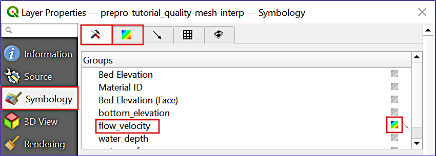 basement qgis results velocity meshdata