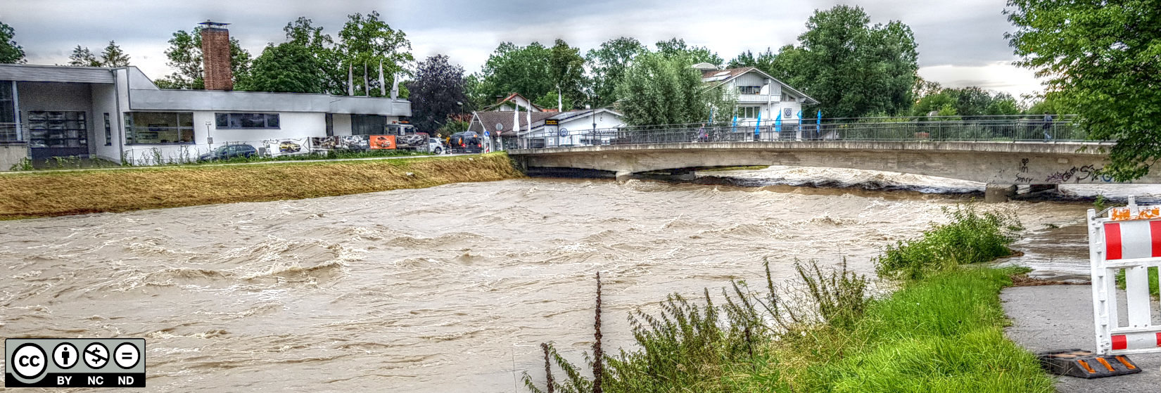 floods Mangfall Bad Aibling Hochwasser