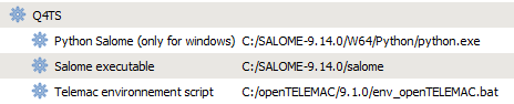 configure Q4TS on Windows