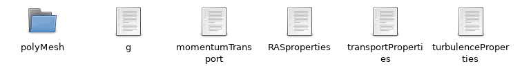 case structure openfoam files constant